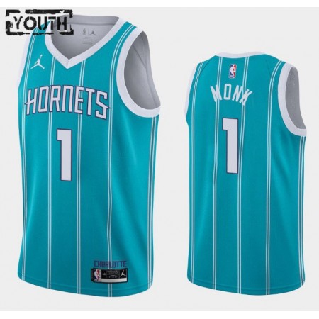 Kinder NBA Charlotte Hornets Trikot Malik Monk 1 Jordan Brand 2020-2021 Icon Edition Swingman